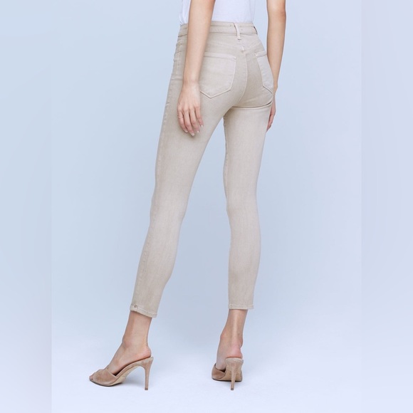 L’Agence Margot Jeans Skinny Beige High Rise Size 27 - Picture 6 of 6